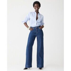 J.Crew Denim trouser in Fiorellas wash High rise NWT Size 31